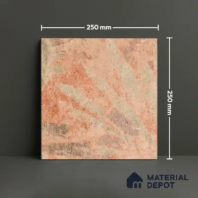 Patterned Floor Tile TL 10110 D Modulo Clay Decor 10 x 10 inch Matte Finish Vitrified Anti Skid Tile - 12 mm | 4 Random Design | Suitable For Balcony, Patio, Bathroom