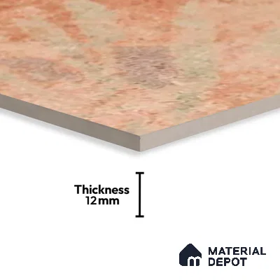 Patterned Floor Tile TL 10110 D Modulo Clay Decor 10 x 10 inch Matte Finish Vitrified Anti Skid Tile - 12 mm | 4 Random Design | Suitable For Balcony, Patio, Bathroom