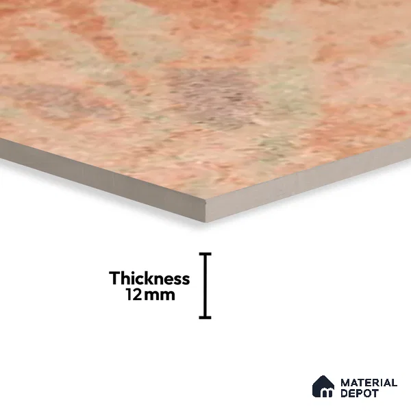 Patterned Floor Tile TL 10110 D Modulo Clay Decor 10 x 10 inch Matte Finish Vitrified Anti Skid Tile - 12 mm | 4 Random Design | Suitable For Balcony, Patio, Bathroom
