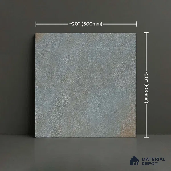 Stone Floor Tile TL 10107 Modulo Thunder 20 x 20 inch Matte Finish Vitrified Anti Skid Tile - 12 mm | Suitable For Balcony, Patio, Outdoor | Pattern Alignment May Vary | 2-3 mm Spacer is Mandatory