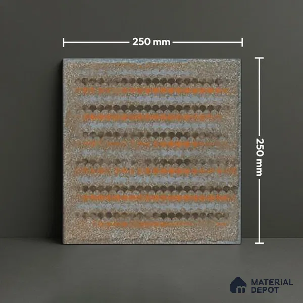 Patterned Floor Tile TL 10107 D Modulo Thunder Decor 10 x 10 inch Matte Finish Vitrified Anti Skid Tile - 12 mm | 4 Random Design | Suitable For Balcony, Patio, Bathroom