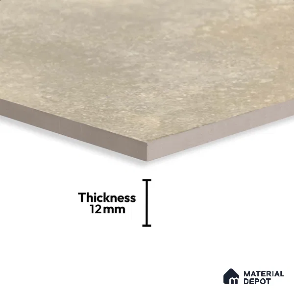 Stone Floor Tile TL 10109 Modulo Earth 20 x 20 inch Matte Finish Vitrified Anti Skid Tile - 12 mm | Suitable For Balcony, Patio, Outdoor | Pattern Alignment May Vary | 2-3 mm Spacer is Mandatory
