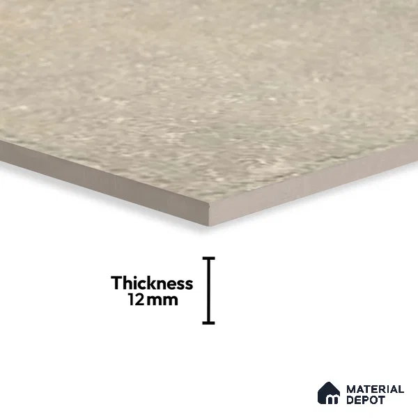 Stone Floor Tile TL 10109 C Modulo Earth 10 x 10 inch Matte Finish Vitrified Anti Skid Tile - 12 mm | Suitable For Balcony, Patio, Bathroom