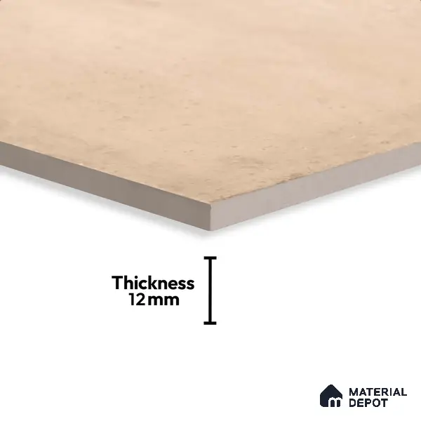 Stone Floor Tile TL 10106 Modulo Pearl 20 x 20 inch Matte Finish Vitrified Anti Skid Tile - 12 mm | Suitable For Balcony, Patio, Outdoor | Pattern Alignment May Vary | 2-3 mm Spacer is Mandatory