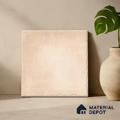Stone Floor Tile TL 10106 C Modulo Pearl 10 x 10 inch Matte Finish Vitrified Anti Skid Tile - 12 mm | Suitable For Balcony, Patio, Bathroom