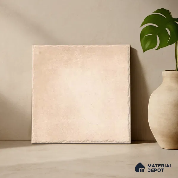 Stone Floor Tile TL 10106 C Modulo Pearl 10 x 10 inch Matte Finish Vitrified Anti Skid Tile - 12 mm | Suitable For Balcony, Patio, Bathroom