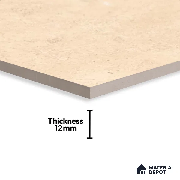 Stone Floor Tile TL 10105 Modulo Sand 20 x 20 inch Matte Finish Vitrified Anti Skid Tile - 12 mm | Suitable For Balcony, Patio, Outdoor | Pattern Alignment May Vary | 2-3 mm Spacer is Mandatory
