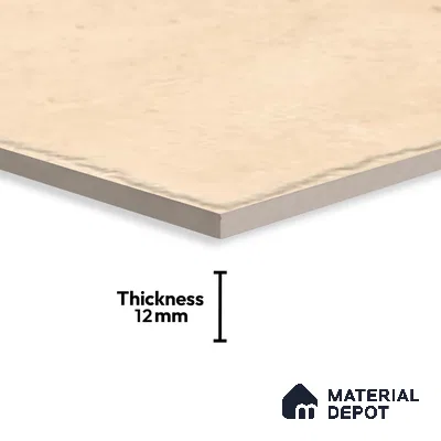 Stone Floor Tile TL 10105 C Modulo Sand 10 x 10 inch Matte Finish Vitrified Anti Skid Tile - 12 mm | Suitable For Balcony, Patio, Bathroom
