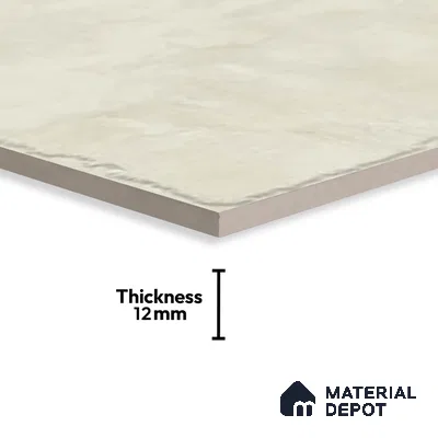 Stone Floor Tile TL 10101 C Modulo Bianco 10 x 10 inch Matte Finish Vitrified Anti Skid Tile - 12 mm | Suitable For Balcony, Patio, Bathroom