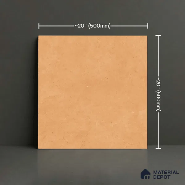 Stone Floor Tile TL 10108 Modulo Gold 20 x 20 inch Matte Finish Vitrified Anti Skid Tile - 12 mm | Suitable For Balcony, Patio, Outdoor | Pattern Alignment May Vary | 2-3 mm Spacer is Mandatory