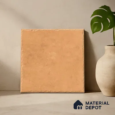 Stone Floor Tile TL 10108 C Modulo Gold 10 x 10 inch Matte Finish Vitrified Anti Skid Tile - 12 mm | Suitable For Balcony, Patio, Bathroom