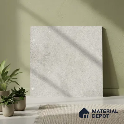Stone Floor Tile TL 10103 Modulo Cemento 20 x 20 inch Matte Finish Vitrified Anti Skid Tile - 12 mm | Suitable For Balcony, Patio, Outdoor | Pattern Alignment May Vary | 2-3 mm Spacer is Mandatory