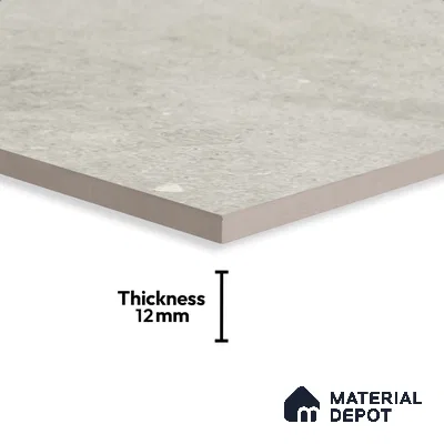 Stone Floor Tile TL 10103 Modulo Cemento 20 x 20 inch Matte Finish Vitrified Anti Skid Tile - 12 mm | Suitable For Balcony, Patio, Outdoor | Pattern Alignment May Vary | 2-3 mm Spacer is Mandatory
