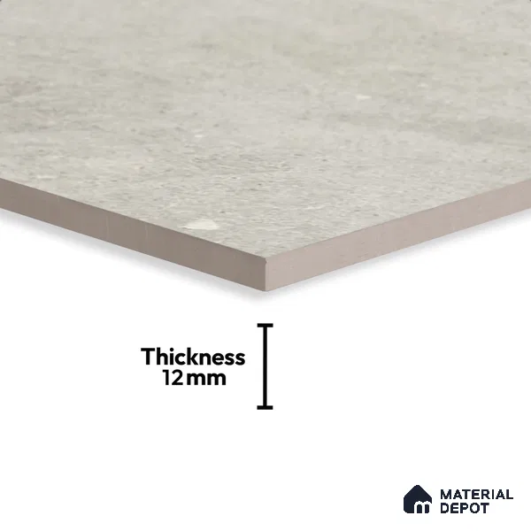 Stone Floor Tile TL 10103 Modulo Cemento 20 x 20 inch Matte Finish Vitrified Anti Skid Tile - 12 mm | Suitable For Balcony, Patio, Outdoor | Pattern Alignment May Vary | 2-3 mm Spacer is Mandatory