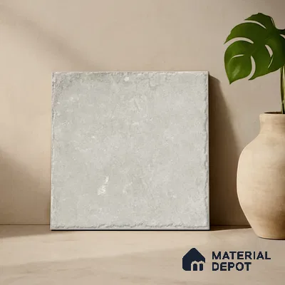 Stone Floor Tile TL 10103 C Modulo Cemento 10 x 10 inch Matte Finish Vitrified Anti Skid Tile - 12 mm | Suitable For Balcony, Patio, Bathroom