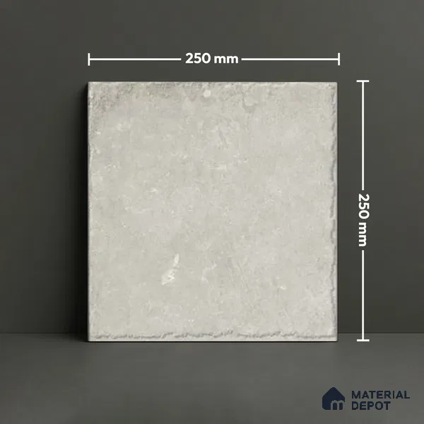 Stone Floor Tile TL 10103 C Modulo Cemento 10 x 10 inch Matte Finish Vitrified Anti Skid Tile - 12 mm | Suitable For Balcony, Patio, Bathroom