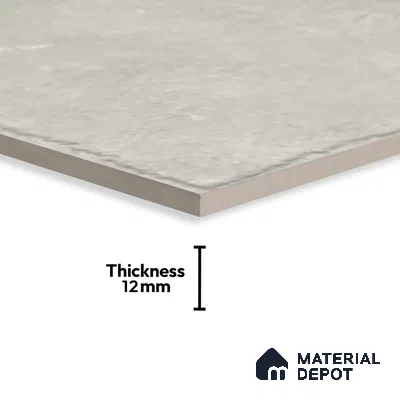 Stone Floor Tile TL 10103 C Modulo Cemento 10 x 10 inch Matte Finish Vitrified Anti Skid Tile - 12 mm | Suitable For Balcony, Patio, Bathroom