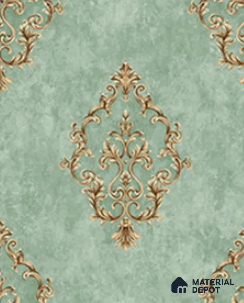 21009 | 10 Meter x 21 Inches Damask Look Wallpaper - 57.41 Sq. Ft.