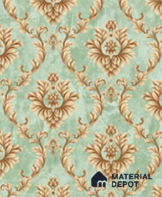 21014 | 10 Meter x 21 Inches Damask Look Wallpaper - 57.41 Sq. Ft.