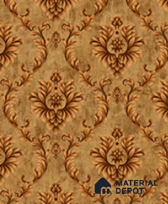 21017 | 10 Meter x 21 Inches Damask Look Wallpaper - 57.41 Sq. Ft.