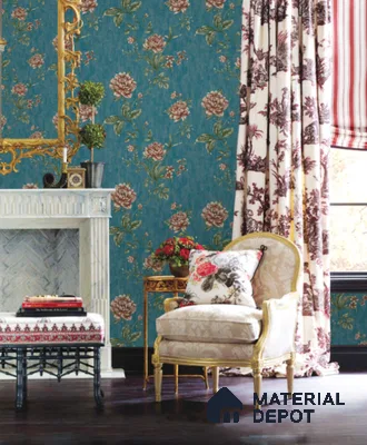 21030 | 10 Meter x 21 Inches Florals Look Wallpaper - 57.41 Sq. Ft.