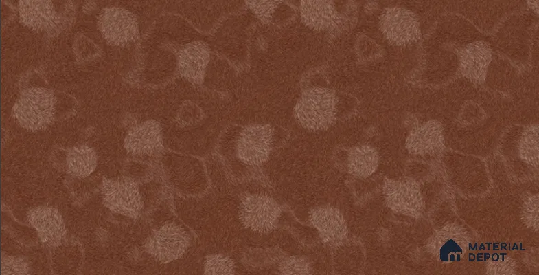 220128 | Rust Brown Ditsy Bloom Non Woven Patterned Wallpaper - 10 Meter x 21 Inches, 57.41 Sq. Ft. (Min. 15% Wastage)