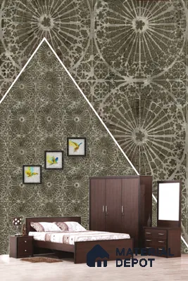22525 | 10 Meter x 21 Inches Patterned Look Wallpaper - 57.41 Sq. Ft. | Minimum 15% wastage during installation