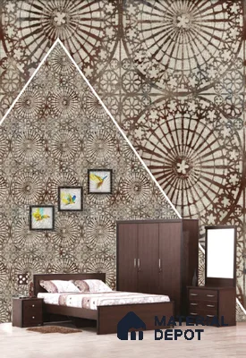 22527 | 10 Meter x 21 Inches Patterned Look Wallpaper - 57.41 Sq. Ft. | Minimum 15% wastage during installation