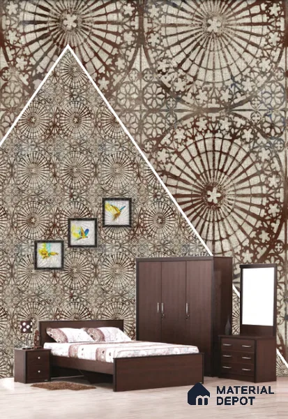 22527 | 10 Meter x 21 Inches Patterned Look Wallpaper - 57.41 Sq. Ft. | Minimum 15% wastage during installation