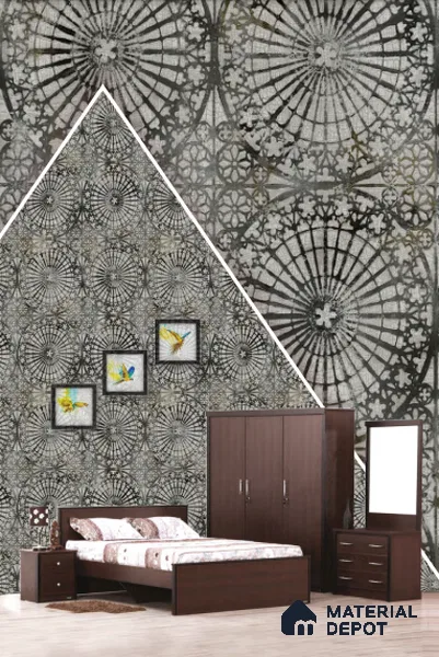 22529 | 10 Meter x 21 Inches Patterned Look Wallpaper - 57.41 Sq. Ft. | Minimum 15% wastage during installation