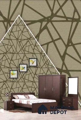 22543 | 10 Meter x 21 Inches Geometric Look Wallpaper - 57.41 Sq. Ft. | Minimum 15% wastage during installation