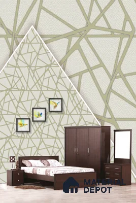 22546 | 10 Meter x 21 Inches Geometric Look Wallpaper - 57.41 Sq. Ft. | Minimum 15% wastage during installation