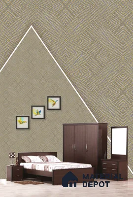 22572 | 10 Meter x 21 Inches Patterned Look Wallpaper - 57.41 Sq. Ft. | Minimum 15% wastage during installation