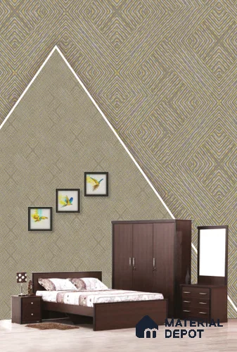 22572 | 10 Meter x 21 Inches Patterned Look Wallpaper - 57.41 Sq. Ft. | Minimum 15% wastage during installation