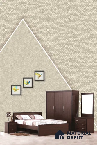 22573 | 10 Meter x 21 Inches Patterned Look Wallpaper - 57.41 Sq. Ft. | Minimum 15% wastage during installation