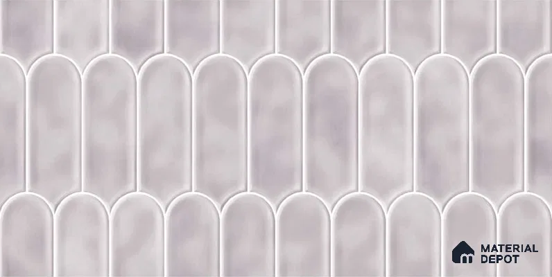 Faux Subway Wall Tile TL 04686 B Popsicle Solara Pseudo Grey 2 ft x 1 ft Ceramic Glossy Finish - 9 mm | Suitable For Kitchen, Bathroom Walls and Backsplashes | Please Expect a Slight Variation of Pattern (Sample)