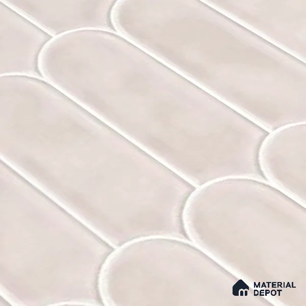 Faux Subway Wall Tile TL 04686 E Popsicle Solara Coralito Pink 2 ft x 1 ft Ceramic Glossy Finish - 9 mm | Suitable For Kitchen, Bathroom Walls and Backsplashes | Please Expect a Slight Variation of Pattern