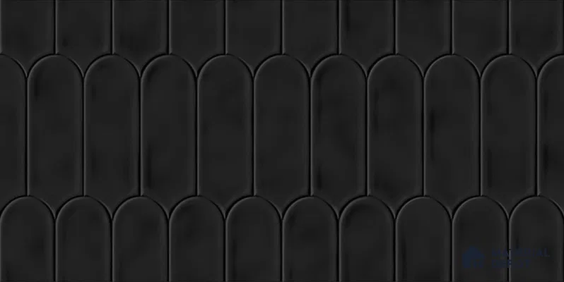 Faux Subway Wall Tile TL 04686 J Popsicle Solara Bronze Black 2 ft x 1 ft Ceramic Matte Finish - 9 mm | Suitable For Kitchen, Bathroom Walls and Backsplashes | Please Expect a Slight Variation of Pattern (Sample)