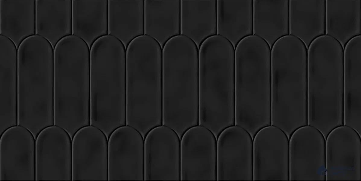 Faux Subway Wall Tile TL 04686 J Popsicle Solara Bronze Black 2 ft x 1 ft Ceramic Matte Finish - 9 mm | Suitable For Kitchen, Bathroom Walls and Backsplashes | Please Expect a Slight Variation of Pattern (Sample)
