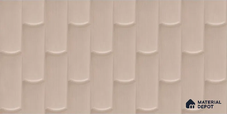 Faux Subway Wall Tile TL 04692 B Gradient Solara Rosa Pink 2 ft x 1 ft Ceramic Glossy Finish - 9 mm | Suitable For Kitchen, Bathroom Walls and Backsplashes | Please Expect a Slight Variation of Pattern (Sample)
