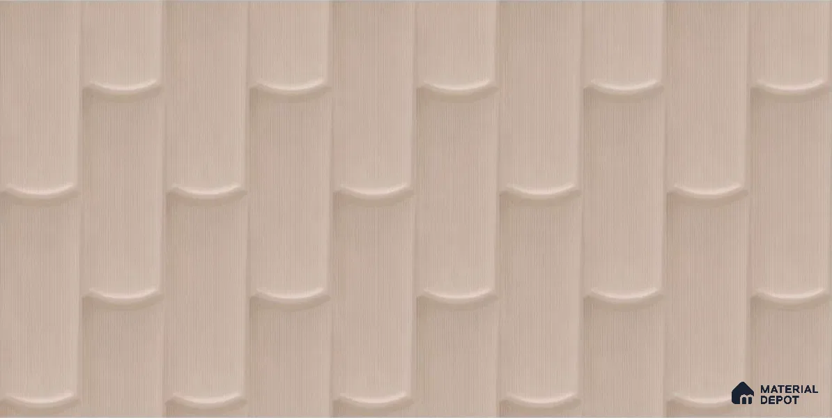 Faux Subway Wall Tile TL 04692 B Gradient Solara Rosa Pink 2 ft x 1 ft Ceramic Glossy Finish - 9 mm | Suitable For Kitchen, Bathroom Walls and Backsplashes | Please Expect a Slight Variation of Pattern (Sample)
