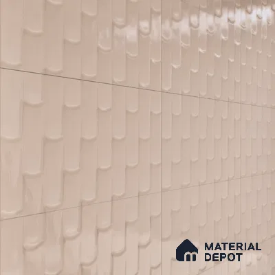 Faux Subway Wall Tile TL 04692 B Gradient Solara Rosa Pink 2 ft x 1 ft Ceramic Glossy Finish - 9 mm | Suitable For Kitchen, Bathroom Walls and Backsplashes | Please Expect a Slight Variation of Pattern (Sample)