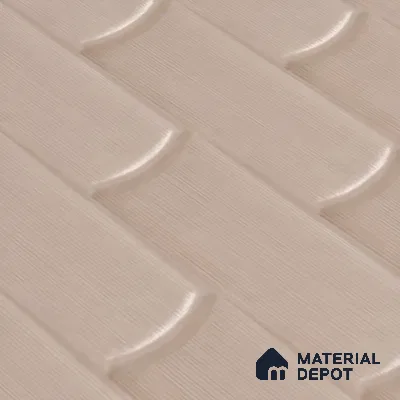 Faux Subway Wall Tile TL 04692 B Gradient Solara Rosa Pink 2 ft x 1 ft Ceramic Glossy Finish - 9 mm | Suitable For Kitchen, Bathroom Walls and Backsplashes | Please Expect a Slight Variation of Pattern (Sample)