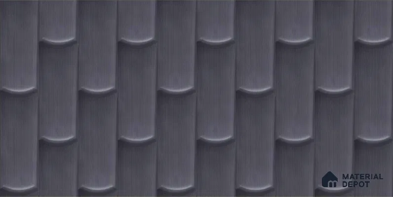 Faux Subway Wall Tile TL 04692 Gradient Solara Grana Grey 2 ft x 1 ft Ceramic Glossy Finish - 9 mm | Suitable For Kitchen, Bathroom Walls and Backsplashes | Please Expect a Slight Variation of Pattern