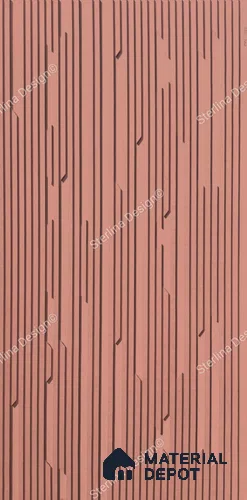 Red Plain Colour Decorative Wall Panel 251 Sterlina (251) 8 ft x 4 ft MDF Panel - 12 mm | Suitable for Feature Wall, TV Unit & Living Room | Width is Subjected to 5% Variation