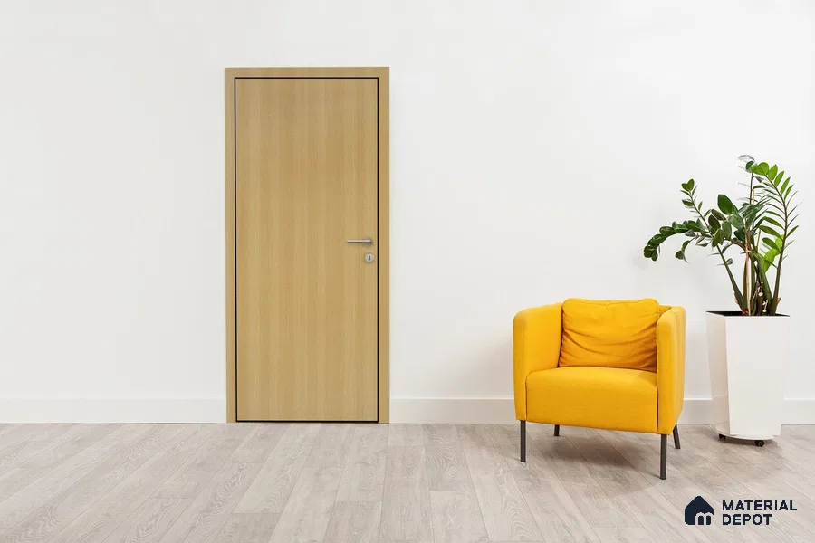 Wooden Look 3011 SUD 8 ft x 4 ft Suede Finish Decorative Laminate - 1 mm | Suitable for TV Unit, Wardrobe, Kitchen Cabinets