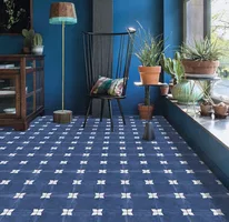 White Athangudi Tiles