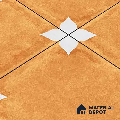 TL 04354 B Athangudi Yellow Moroccan Look Matte Finish 300 x 300 mm Ceramic  Tile - 9 mm | Please Expect a Slight Variation of Pattern