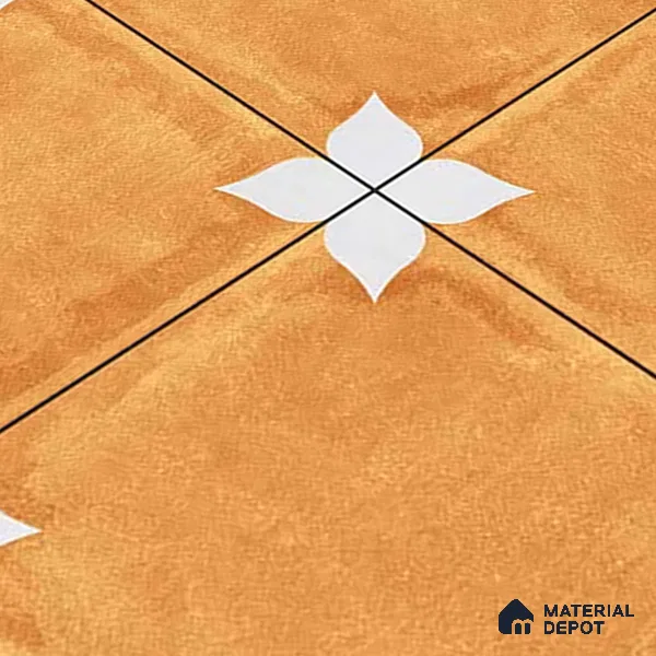 TL 04354 B Athangudi Yellow Moroccan Look Matte Finish 300 x 300 mm Ceramic  Tile - 9 mm | Please Expect a Slight Variation of Pattern