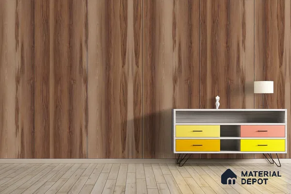 Wooden Look 3257 SMR 8 ft x 4 ft High Gloss Finish Decorative Laminate - 1 mm | Suitable for TV Unit, Wardrobe, Kitchen Cabinets